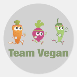 Adesivo Equipe Vegan