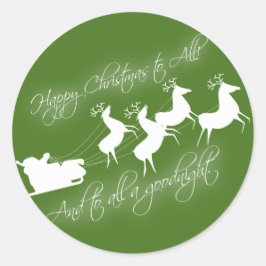 Adesivo "Era a noite antes do Natal"