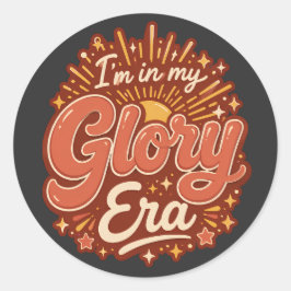 Adesivo Era de Glória Fé Cristã Religiosa Retro