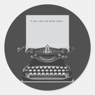 Adesivo Era uma noite escura e tormentoso
