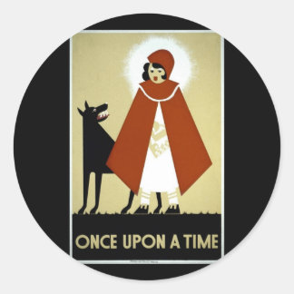 Adesivo Era uma vez - Poster WPA -