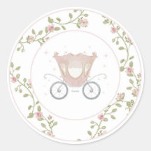 Era Uma Vez Princesa Rosa carruagem 1º