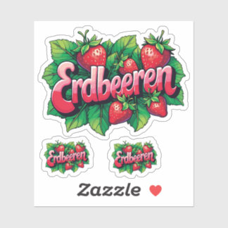 Adesivo Erdbeeren