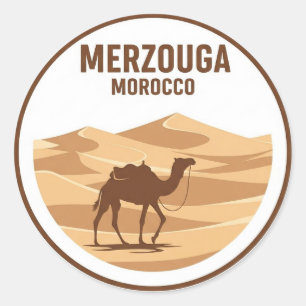 Adesivo Erg Chebbi Merzouga Viagem
