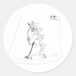 Adesivo Erica Crooks Comics - sneaky villain man