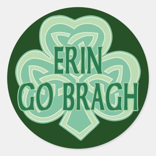 Adesivo Erin Go Bragh (Frente)
