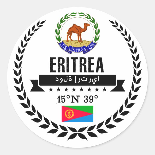 Adesivo Eritreia (Frente)