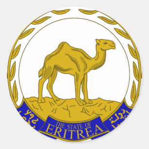 Adesivo Eritreia Casaco de armas ER
