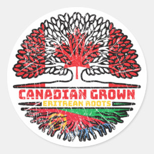Adesivo Eritreia Eritreia, Canadá, Bandeira de Raízes de Á