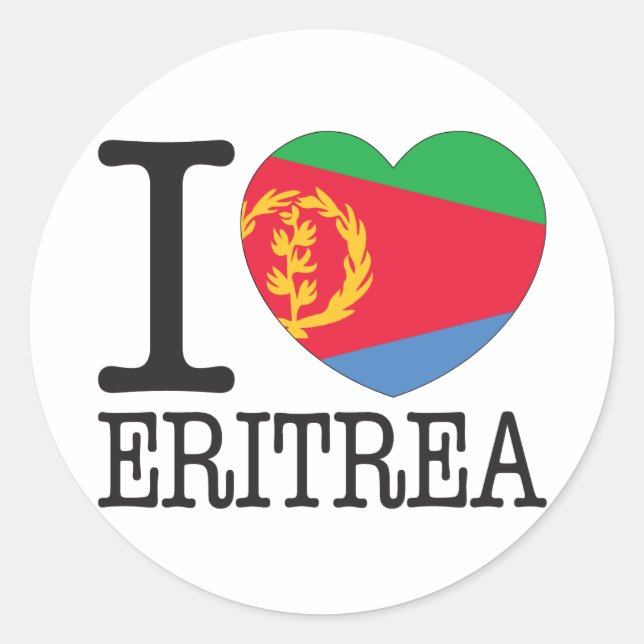 Adesivo Eritreia Love v2 (Frente)