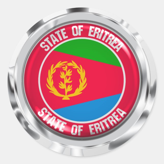 Adesivo Eritreia Round Emblem (Frente)