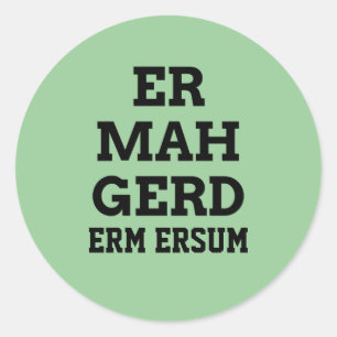 Adesivo Ermahgerd Stickers