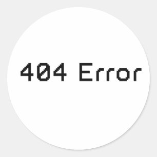Adesivo Erro 404