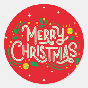 ADESIVO ERRY MERRY CHRISTMAS STICKER