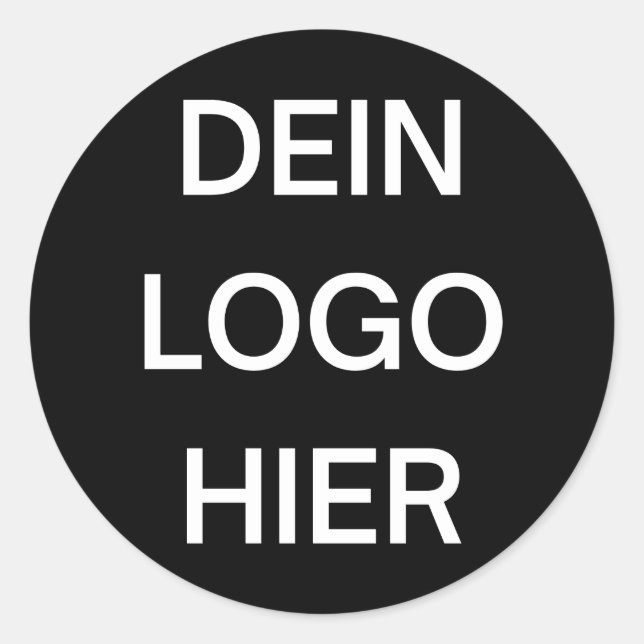Adesivo Erstelle deinen eigenen Aufkleber mit deinem Logo (Frente)