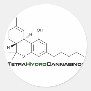 Adesivo Erva daninha de THC