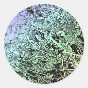 Adesivo Ervas daninhas multicoloridos