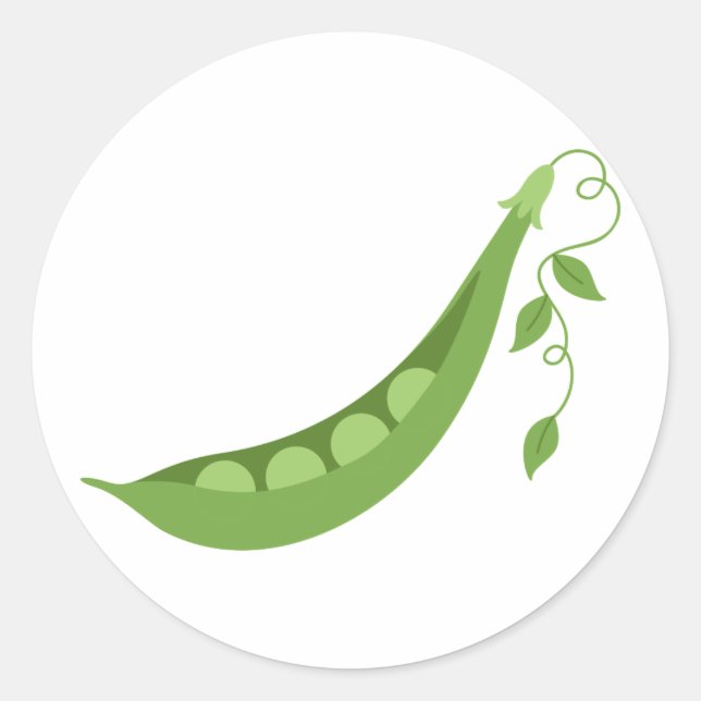 Adesivo Ervilhas doces (Frente)