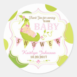 Adesivo Ervilhas em um obrigado que do bebé do vagem você