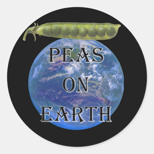 Adesivo Ervilhas na Terra (Frente)