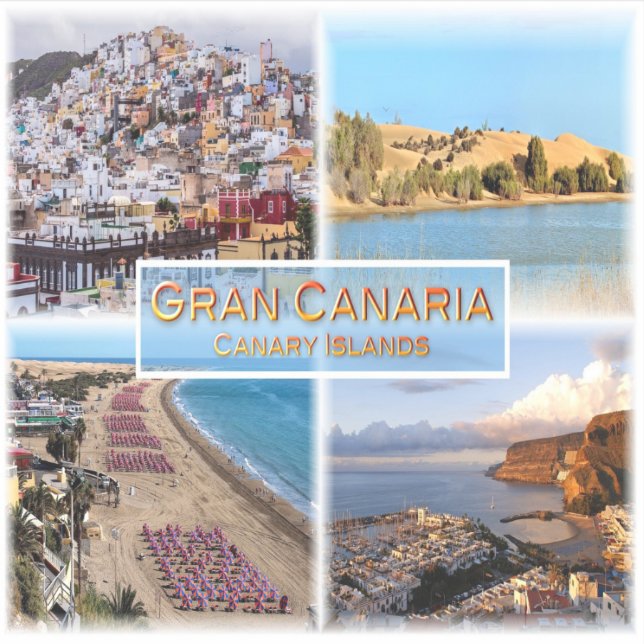 Adesivo ES Gran Canaria - Las Palmas - Dunas de Maspalomas (Frente)