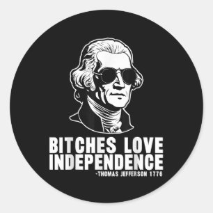 Adesivo Es Love Independence Thomas Jefferson Happy 4th Of