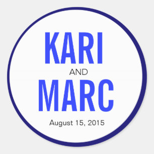 Adesivo Esboço Círculo Favorito Decal Índigo azul marinh