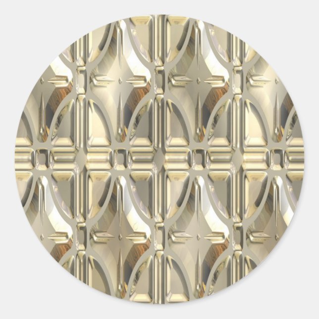 Adesivo Esboço-prata Dourado (Frente)