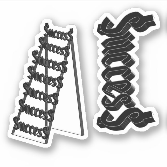 Adesivo Escada de Sucesso (Frente)