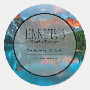 Adesivo Escala de Fotografia de Montanha Cênica e Paisagem