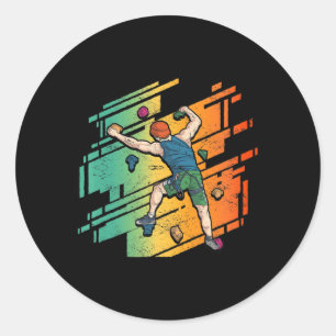 Adesivo Escala De Montanha Retro-Rock Subindo