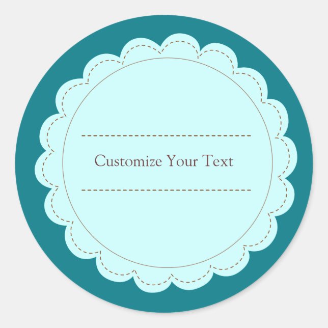 Adesivo Escala do Círculo Clássico (Frente)