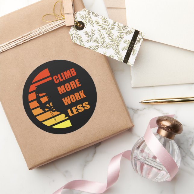 Adesivo Escalada de rochas motivacionais dizendo (Presentear)