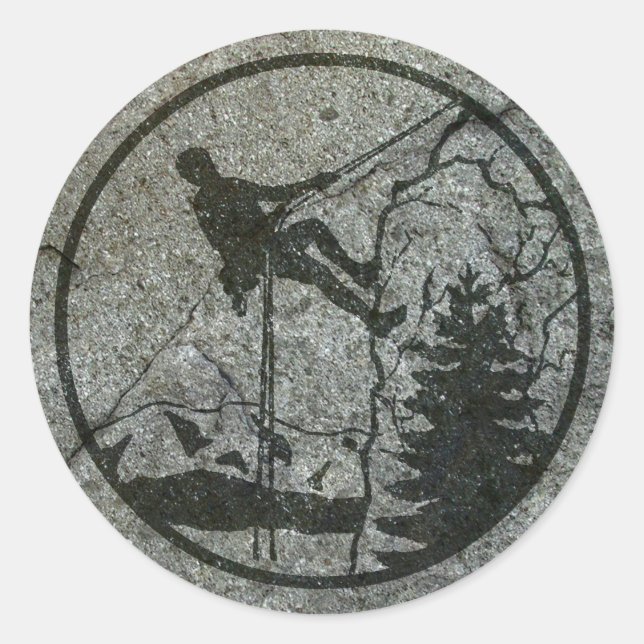 Adesivo Escalada de Rock (Frente)