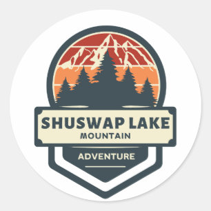Adesivo Escalada e caminhada do lago Shuswap