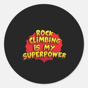 Adesivo Escalada é meu superpoder Escalada engraçada