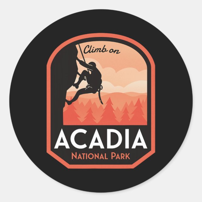 Adesivo Escalada em Acadia National Park  (Frente)