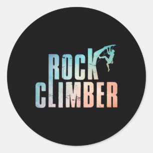 Adesivo Escalada Engraçada para Enthusastas de Bouldering