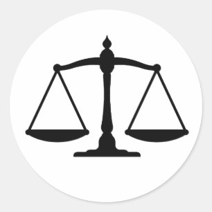 Adesivo Escalas do Direito da Justiça do Ipsa Loquitur