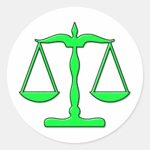 Adesivo escalas do oddRex de justiça