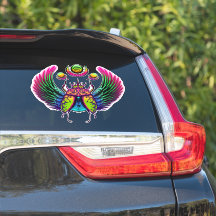 Escaravelho egípcio colorido