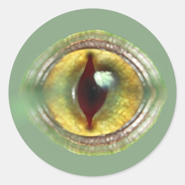 Adesivo Escarlate Lizard Reptile Dragon Dinossaur Monster  (Frente)