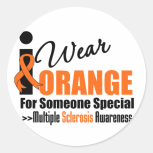 Adesivo Esclerose múltipla eu visto a laranja alguém