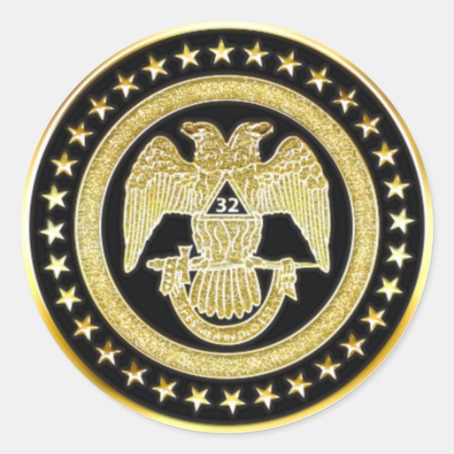 Adesivo Escocês Rite 32 (Frente)