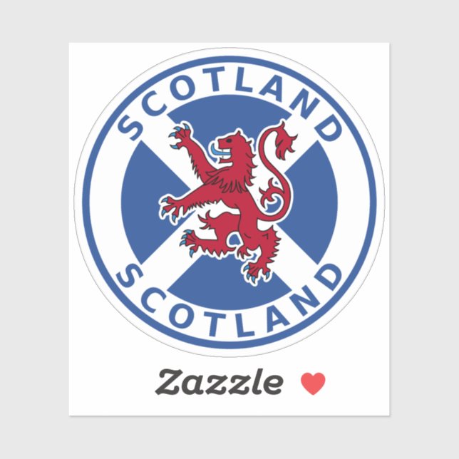 Adesivo Escócia (Folha)