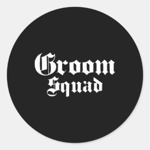 Adesivo Escola Antiga do Groom Squad - Festa de Solteiro -
