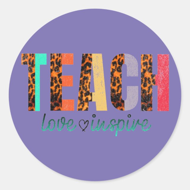 Adesivo Escola Classic Round Stickers (Frente)