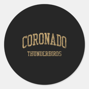 Adesivo Escola Coronado High School Hs El Paso Tx Vintage