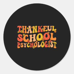 Adesivo Escola de Ação de Graças Feliz Escola Psicologia
