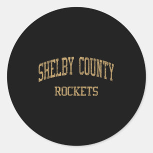 Adesivo Escola de Ensino Médio do Condado de Shelby Shelby